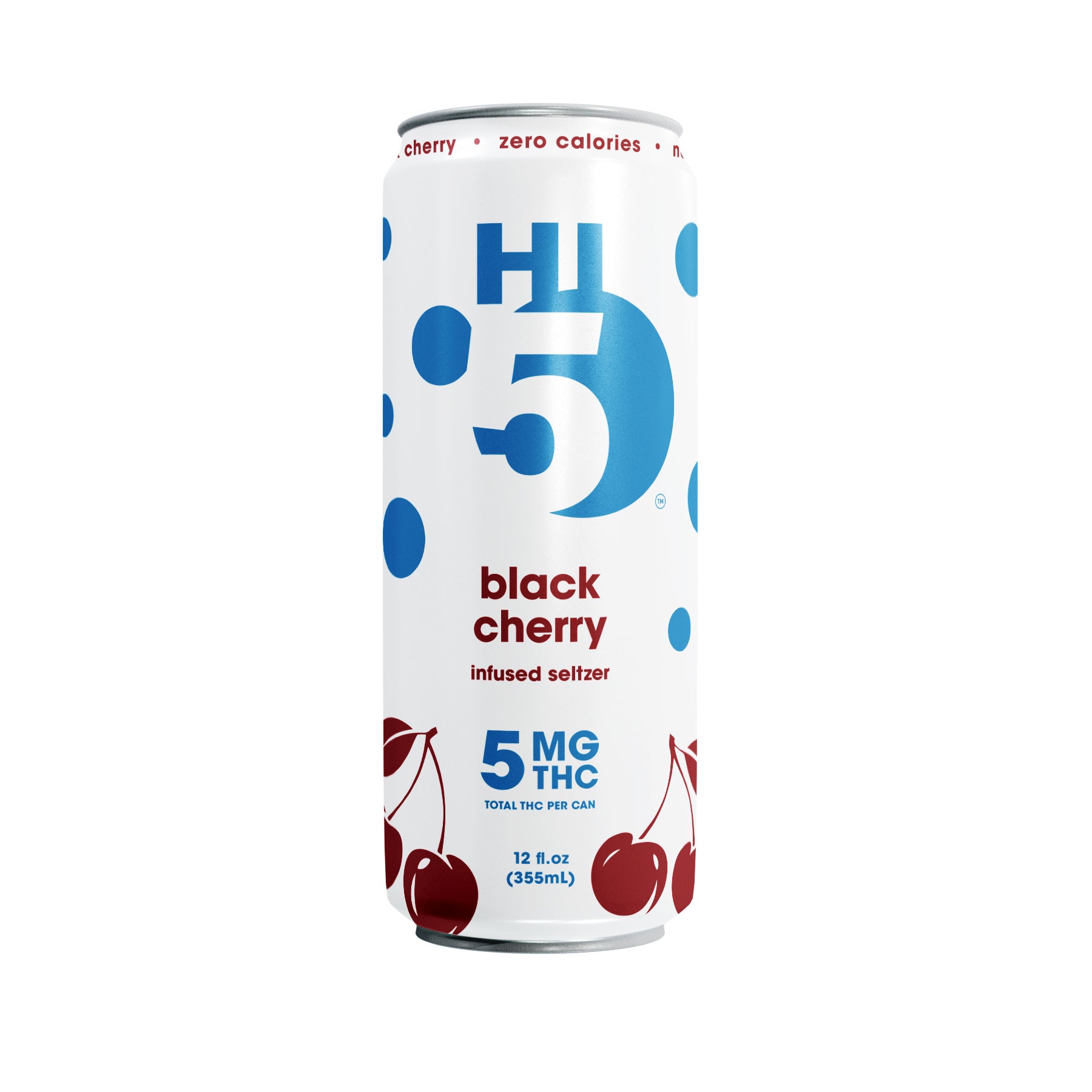 Black Cherry Seltzer | Shop Hi5 Infused Seltzer | THC Drinks