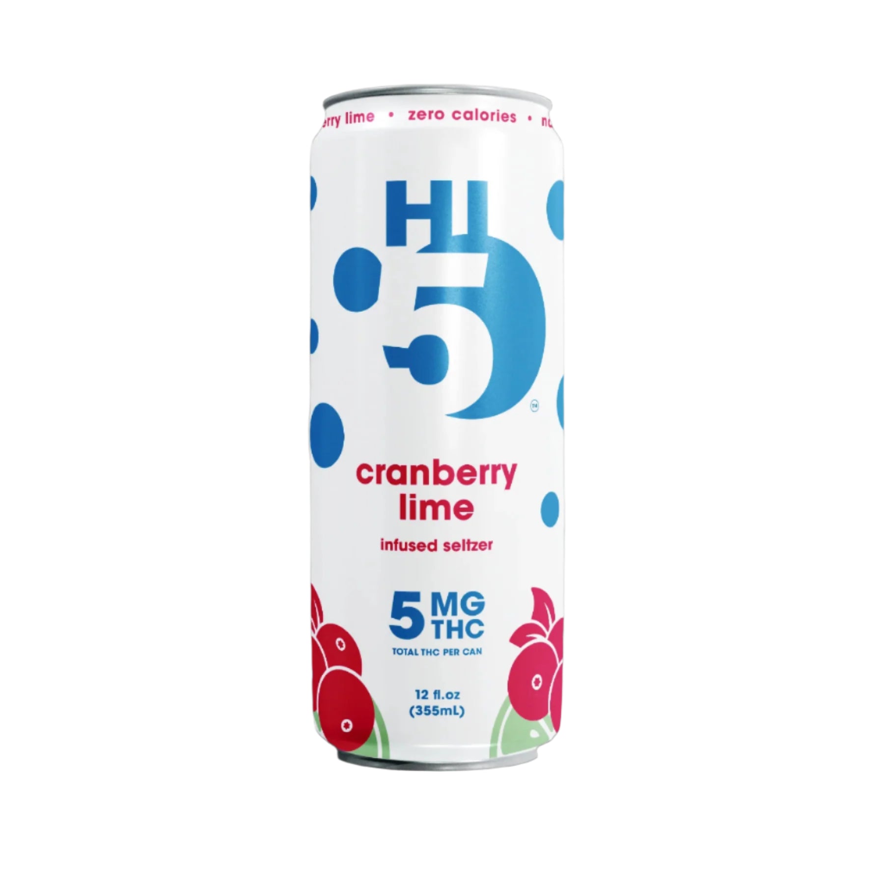 Black Cherry Seltzer | Shop Hi5 Infused Seltzer | THC Drinks